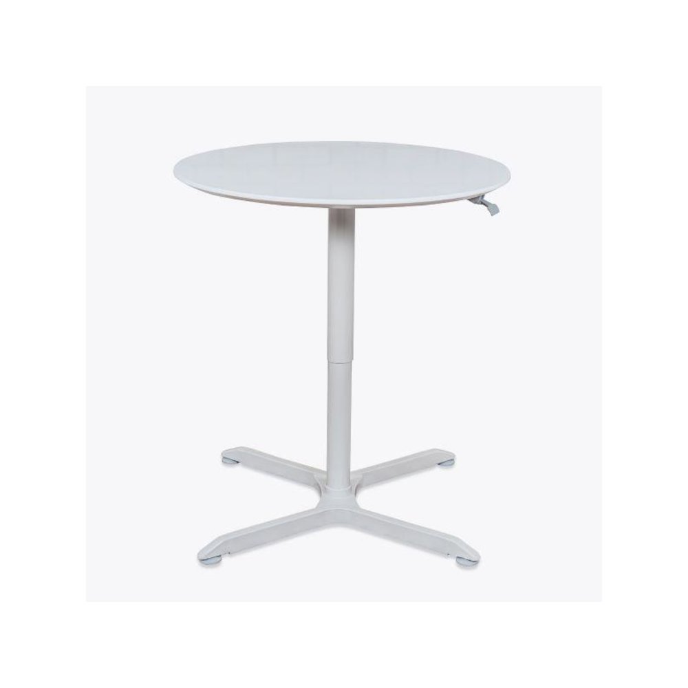 35" Round Table - White. Picture 1