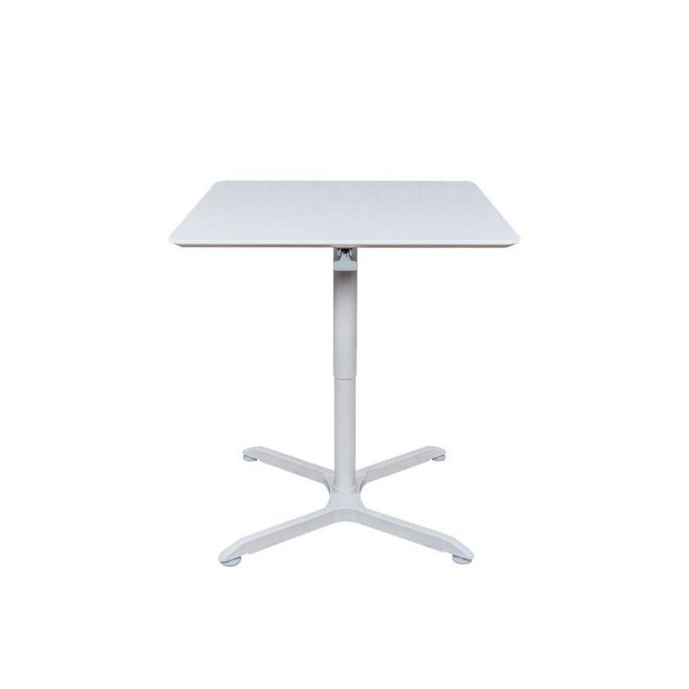 35" Square Table - White. Picture 2
