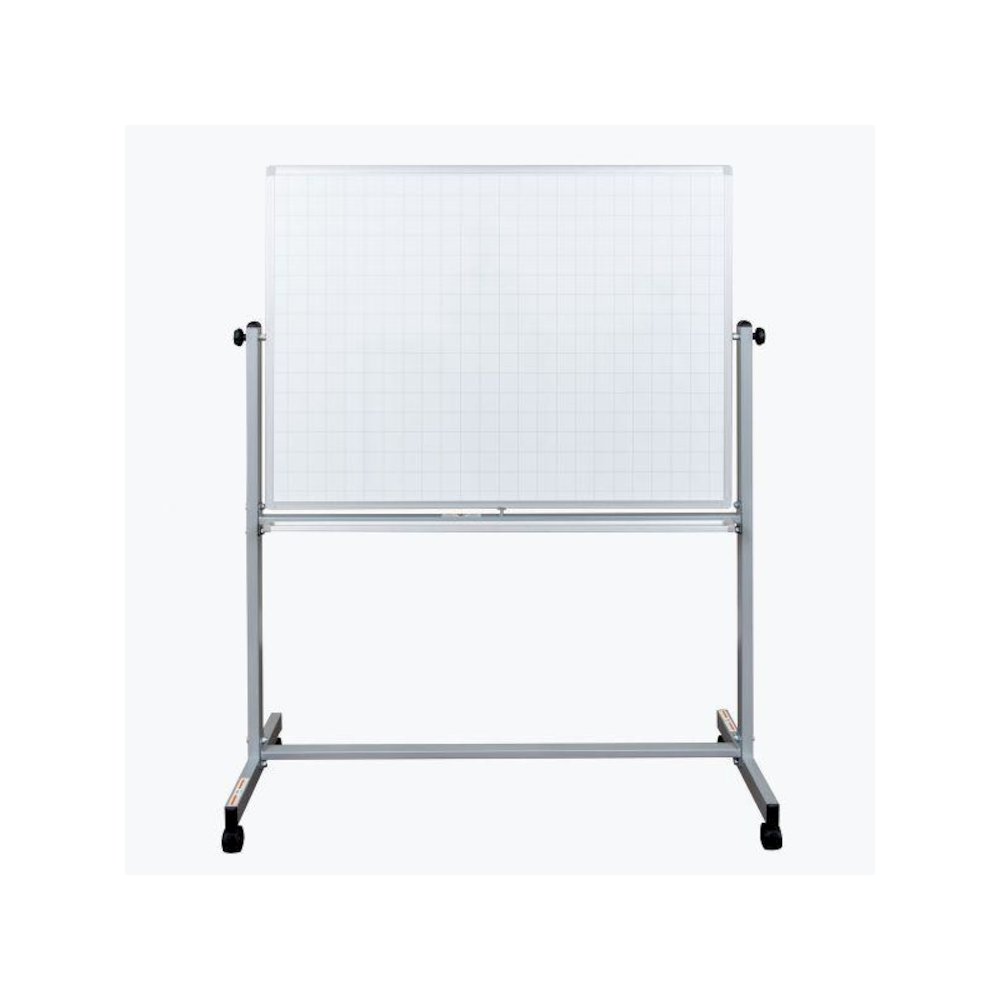 48” x 36” Mobile Magnetic Double-Sided Ghost Grid Whiteboard. Picture 1