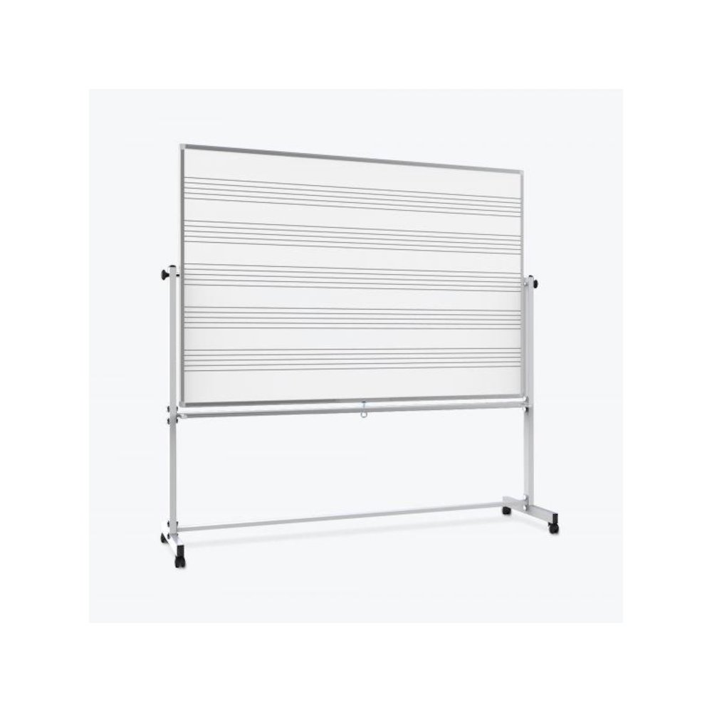 72 x 48 Mobile Music Whiteboard / Whiteboard. Picture 1