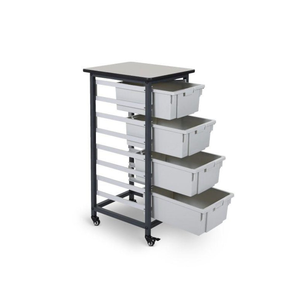 MBS-SR-4L Mobile Bin System - Single Row. Picture 5