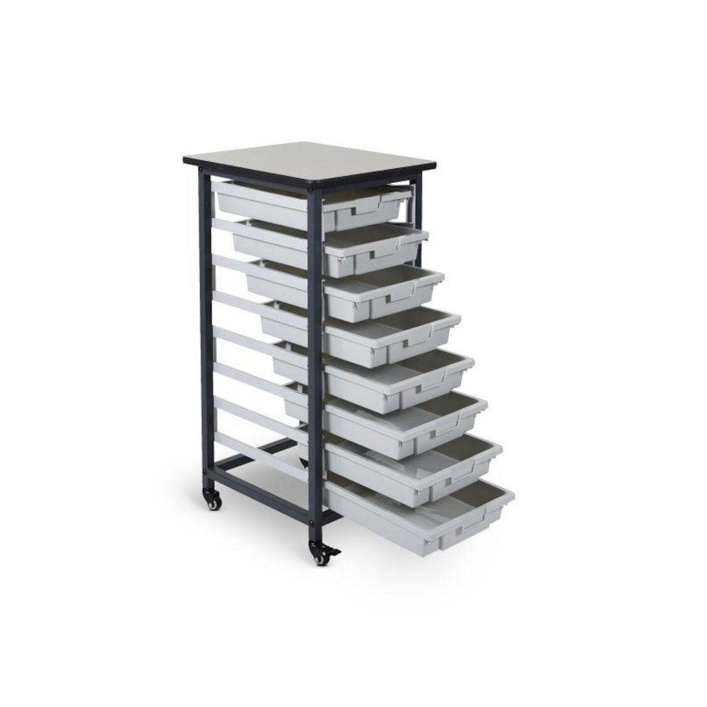 MBS-SR-8S Mobile Bin System - Single Row. Picture 3