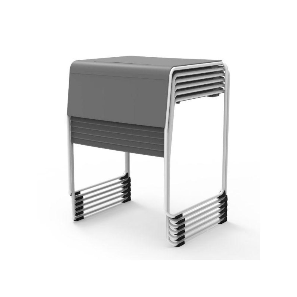 LIGHTWEIGHT STACKABLE STUDENT DESK AND CHAIR. Picture 9