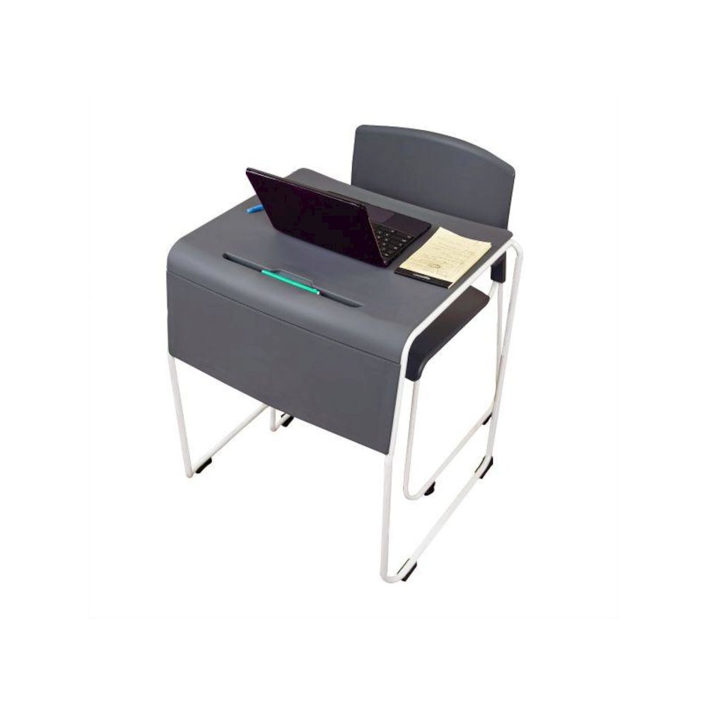 LIGHTWEIGHT STACKABLE STUDENT DESK AND CHAIR. Picture 2