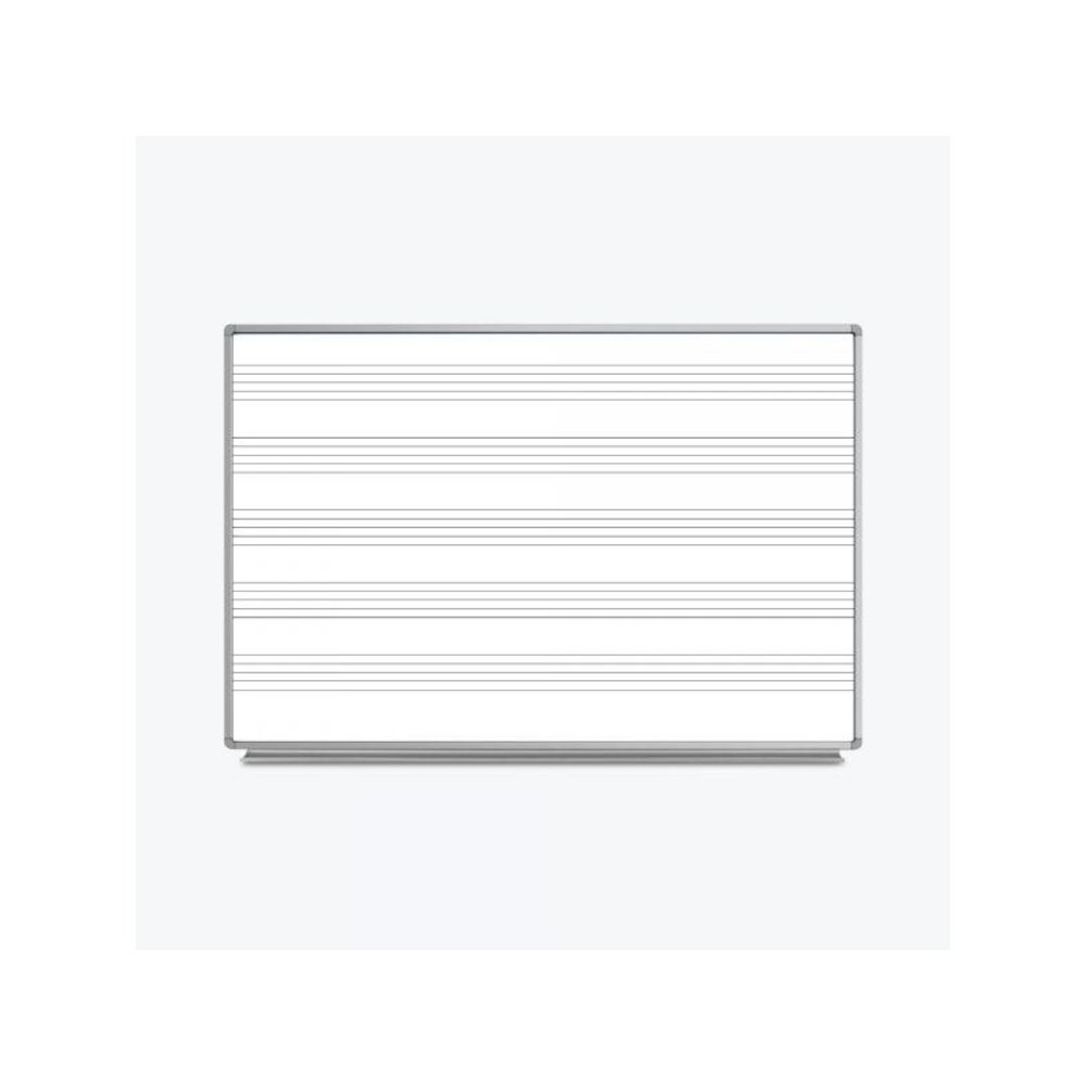 72 x 48 Wall-Mount Music Whiteboard. Picture 1