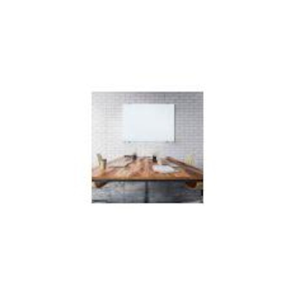 48"W x 36"H Magnetic Wall-Mounted Glass Board. Picture 3
