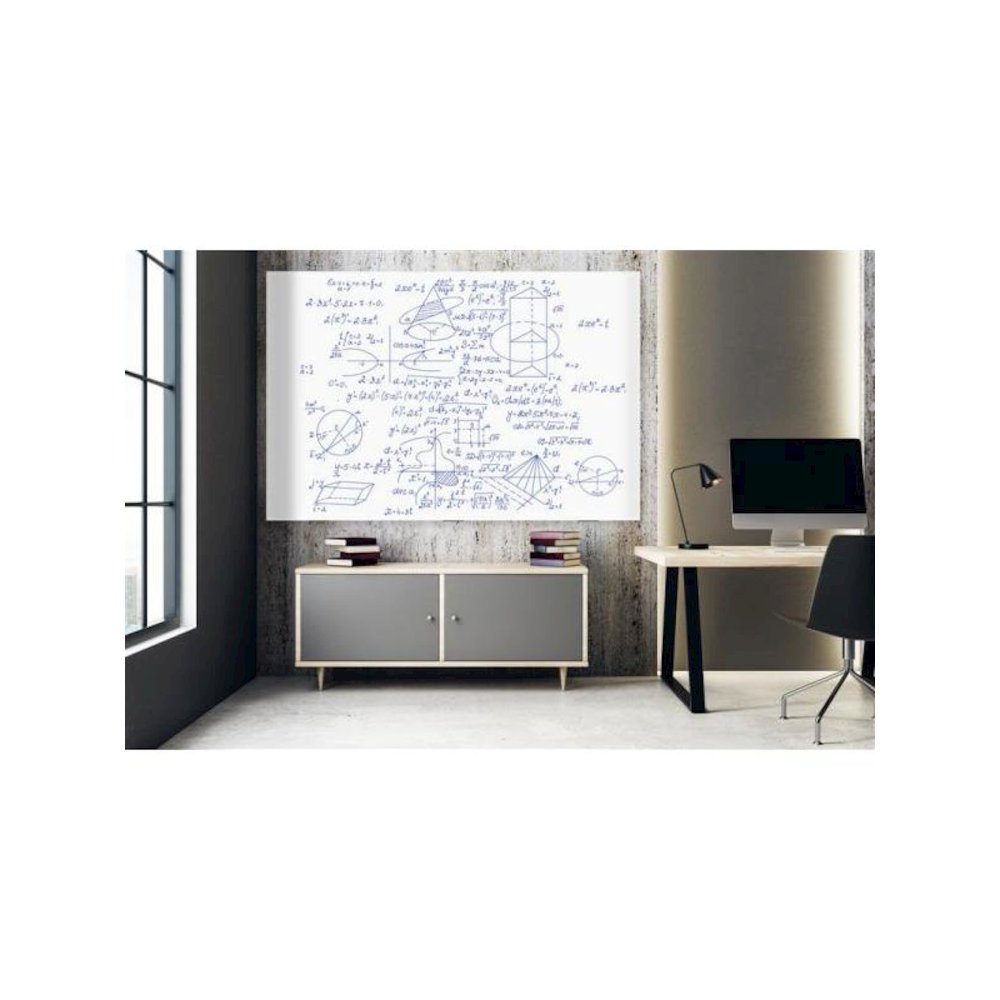 72"W x 48"H Magnetic Wall-Mounted Glass Board. Picture 2