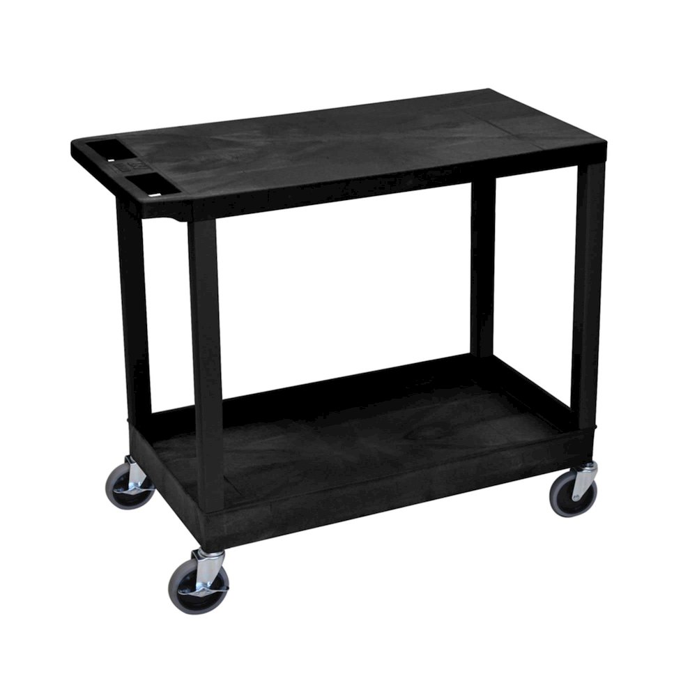 Black 18x32 Flat/Tub Cart. Picture 1