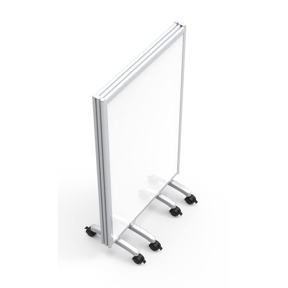 Mobile Dry-Erase Folding Divider and Partition, 3-Panel. Picture 5