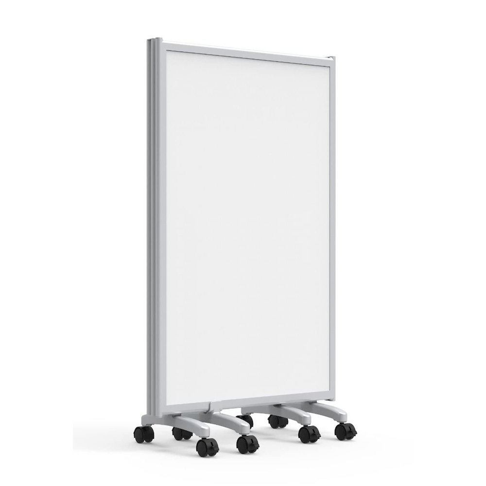 Mobile Dry-Erase Folding Divider and Partition, 3-Panel. Picture 7