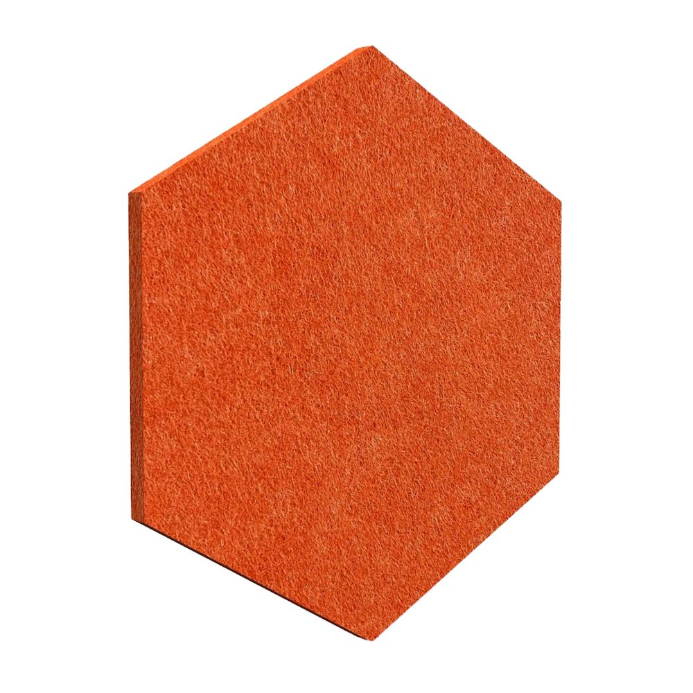 PET Hexagon Orange Color Pack 6pc,2 Thickness,GP-06. Picture 1