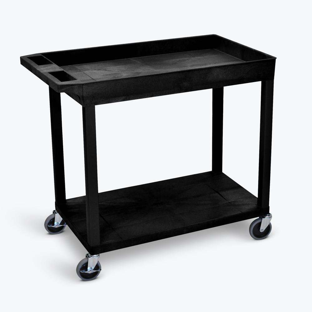 Black 18X32 Tub/Flat Cart. Picture 1