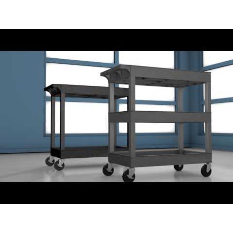 Black 18X32 Tub/Flat/Tub Cart. Picture 3