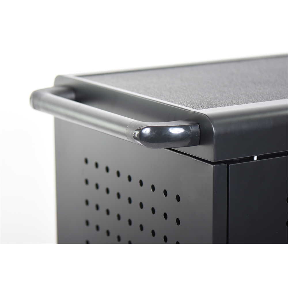 Black 30 Computer Tablet Charging Cart. Picture 12