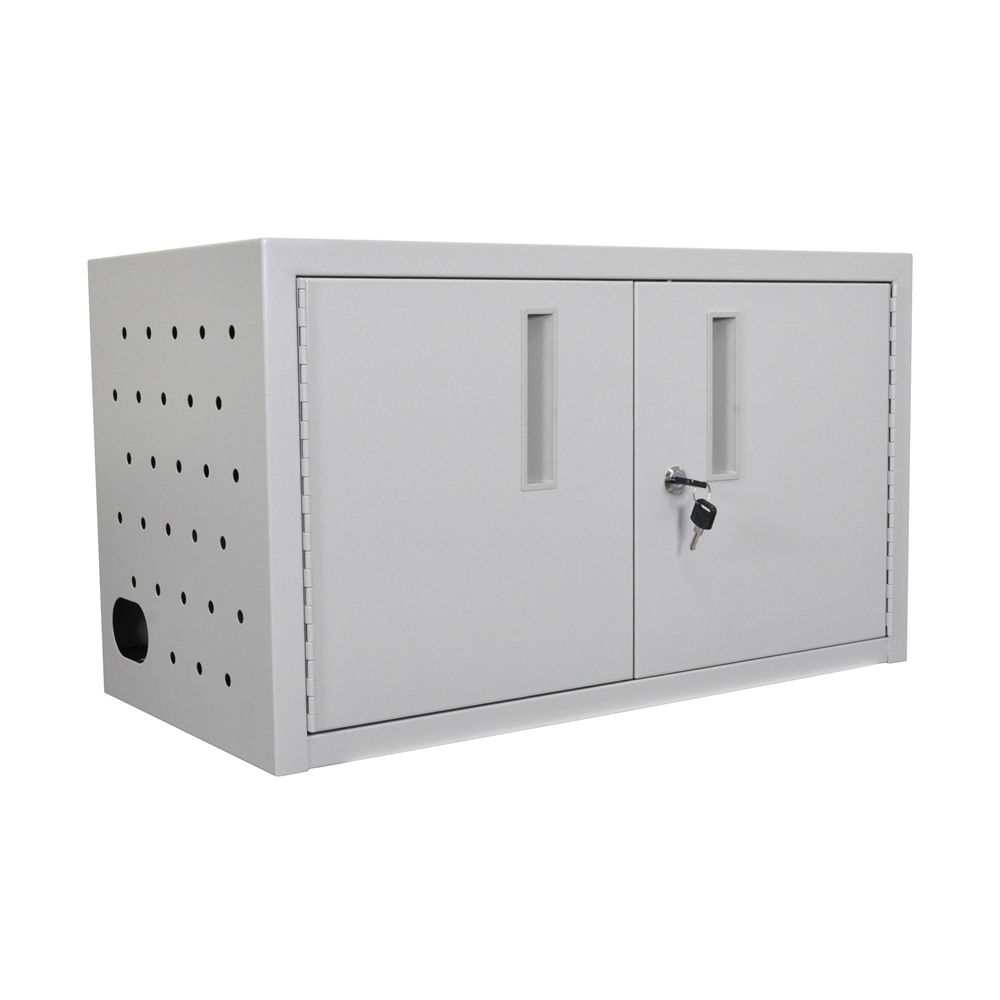 Wall/ Desk Charging Box 16 Tablets/Chromebooks includes a 16 outlet horizontal power strip.. Picture 1