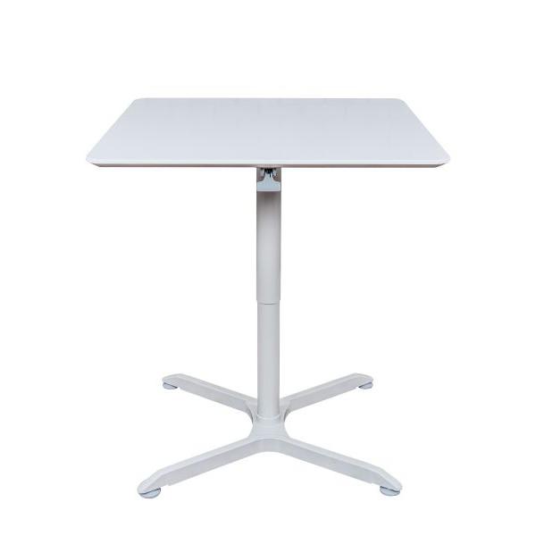 35" Square Table - White. Picture 2