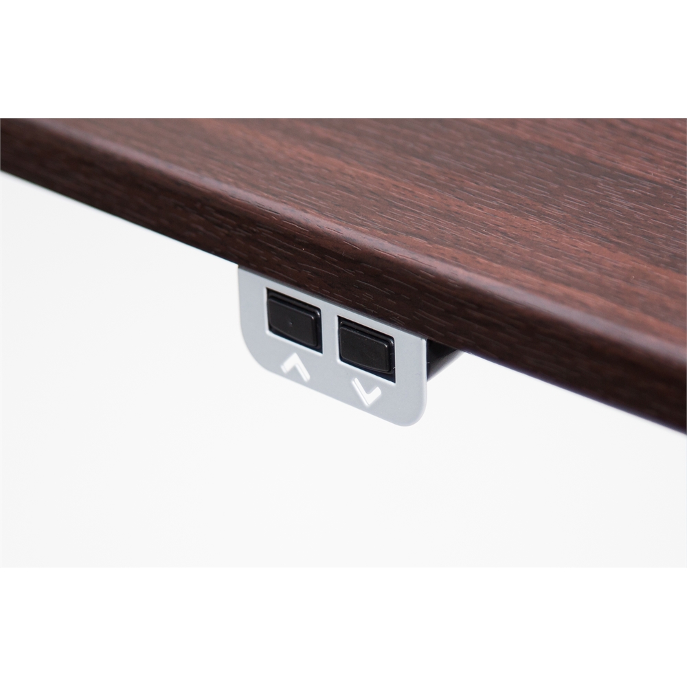 STANDE-48 48" Electric Standing Desk Black/Walnut. Picture 2