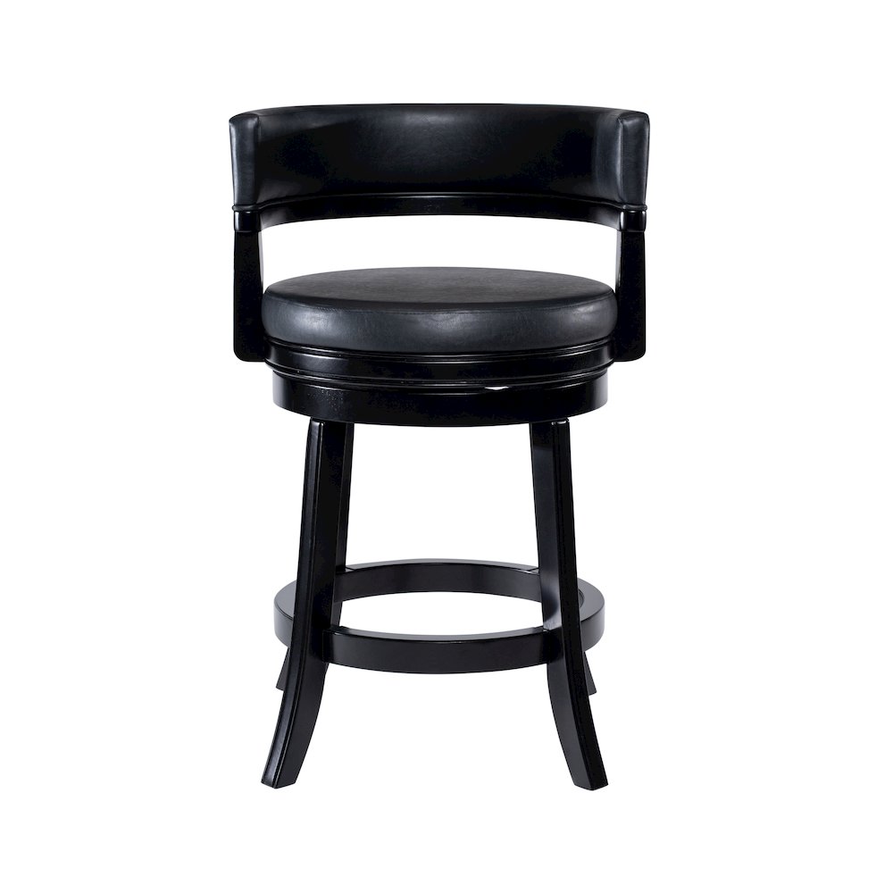 Balen Swivel Counter Stool - Black. Picture 10