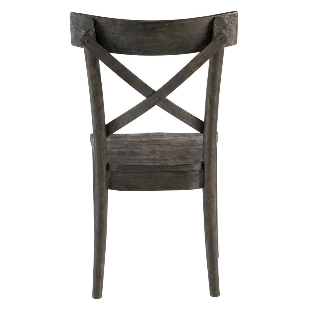 Farmhouse Wooden Side Chair, Rustic Dining Accent Chair for Kitchen Room,Brown. Picture 6