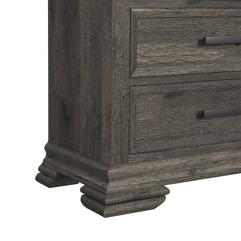 Park Ridge 6-Drawer Chest in Charcoal. Picture 5