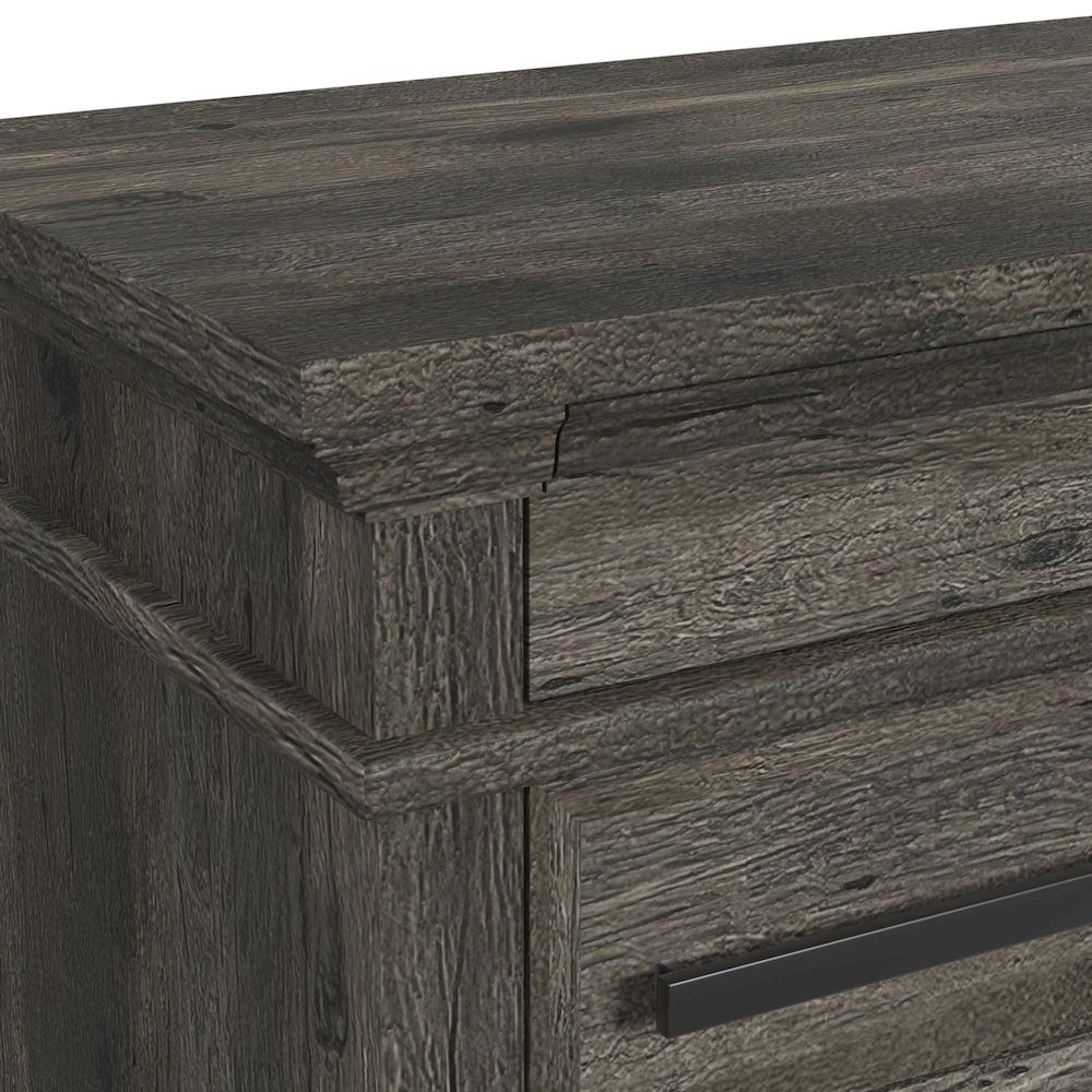 Park Ridge 6-Drawer Chest in Charcoal. Picture 4
