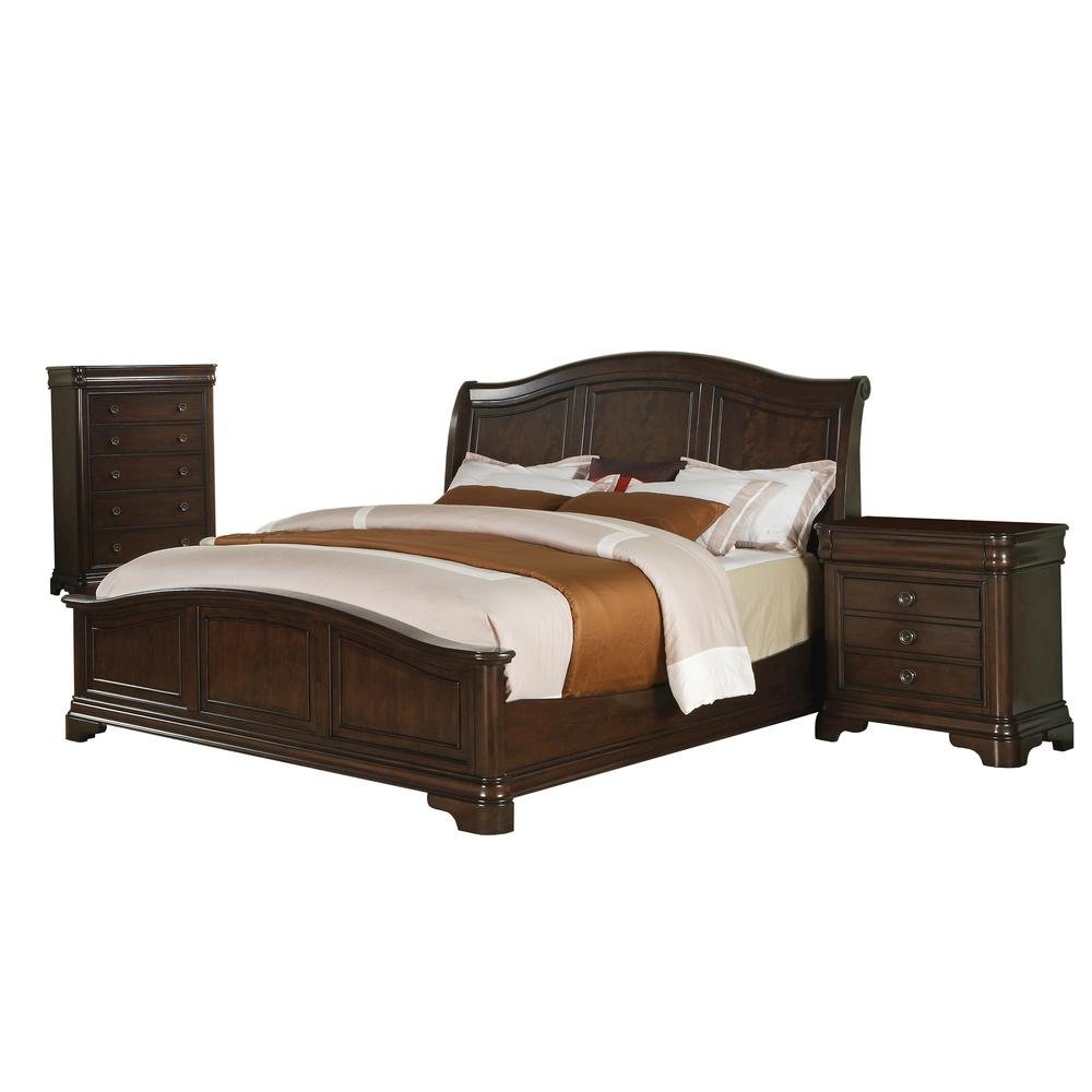 Conley Cherry King  Panel Bed. Picture 3