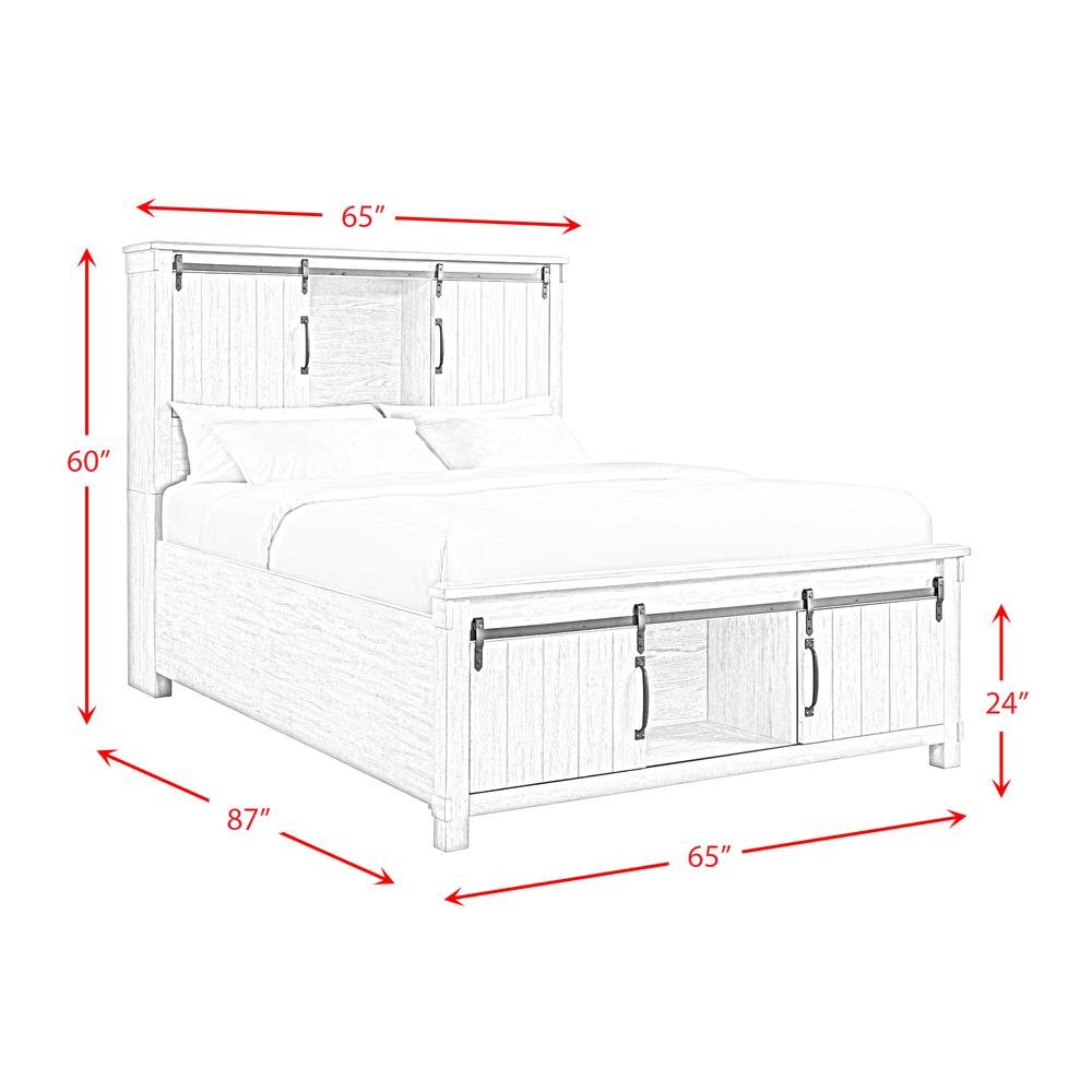 Jack Queen Platform Storage Bed. Picture 5