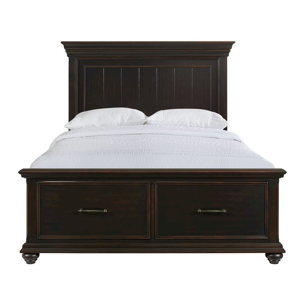 Brooks Queen Platform Storage Bed in Black. Picture 2