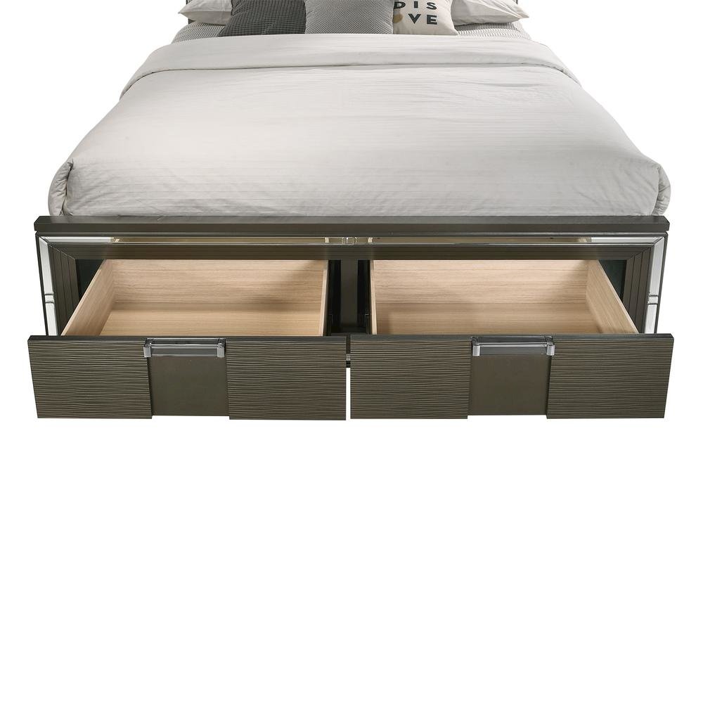 Charlotte 2-Drawer King Storage Bed. Picture 3