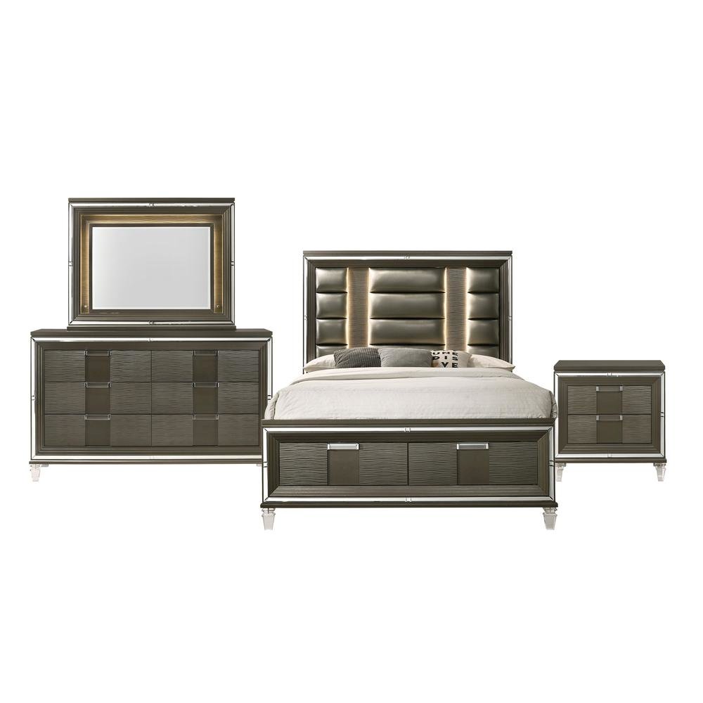Charlotte 2-Drawer King Storage Bed. Picture 6
