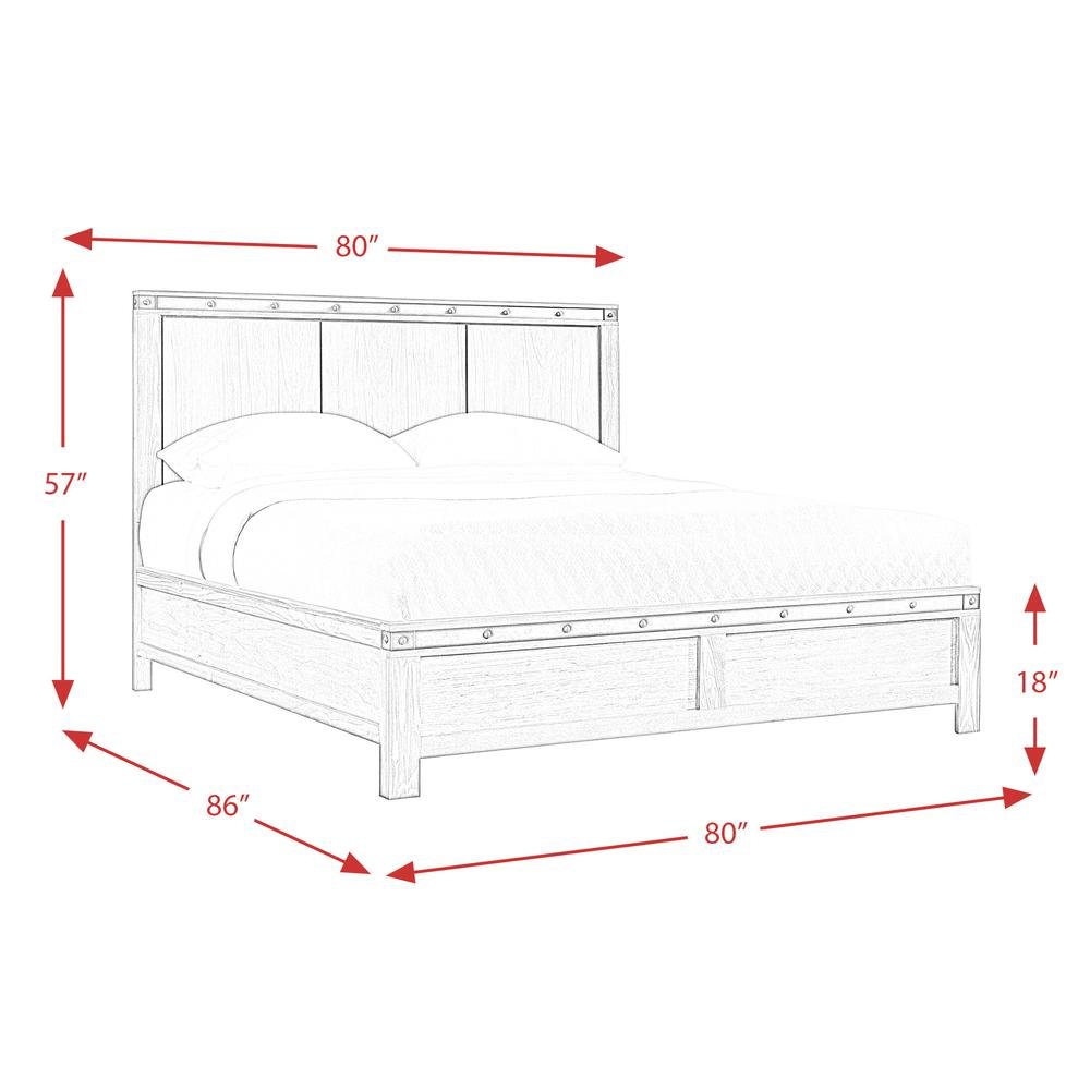 Montauk King Panel Bed. Picture 3
