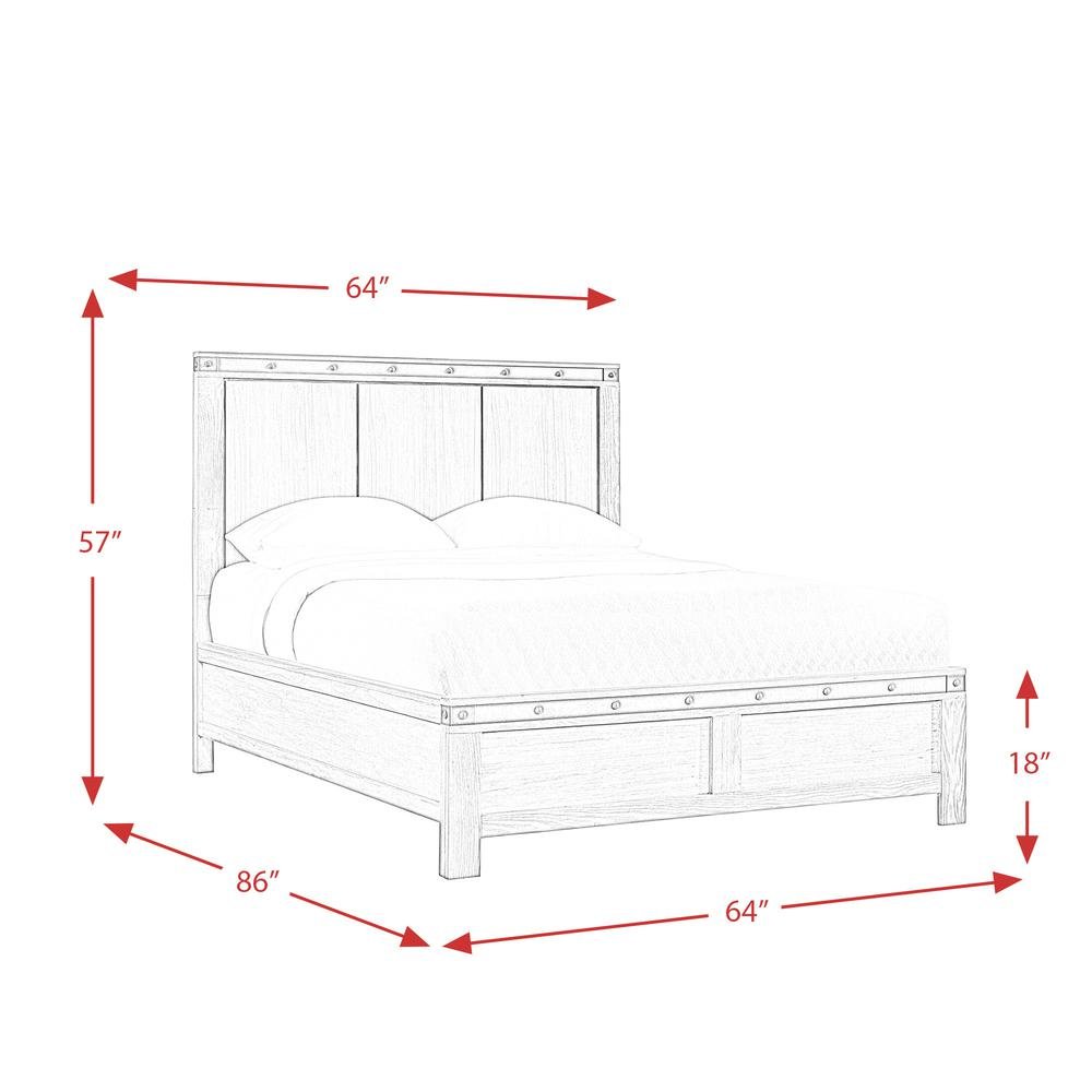 Montauk Queen Panel Bed. Picture 4