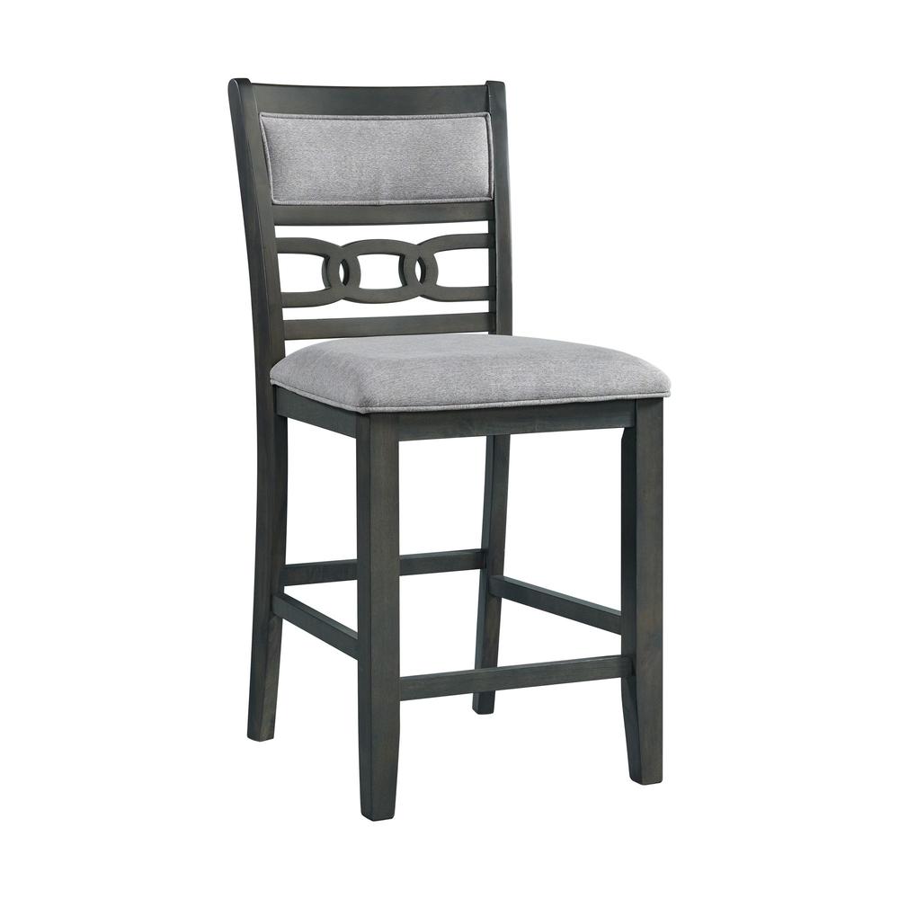 Taylor Counter Height Side Chair Set in Gray. Picture 4