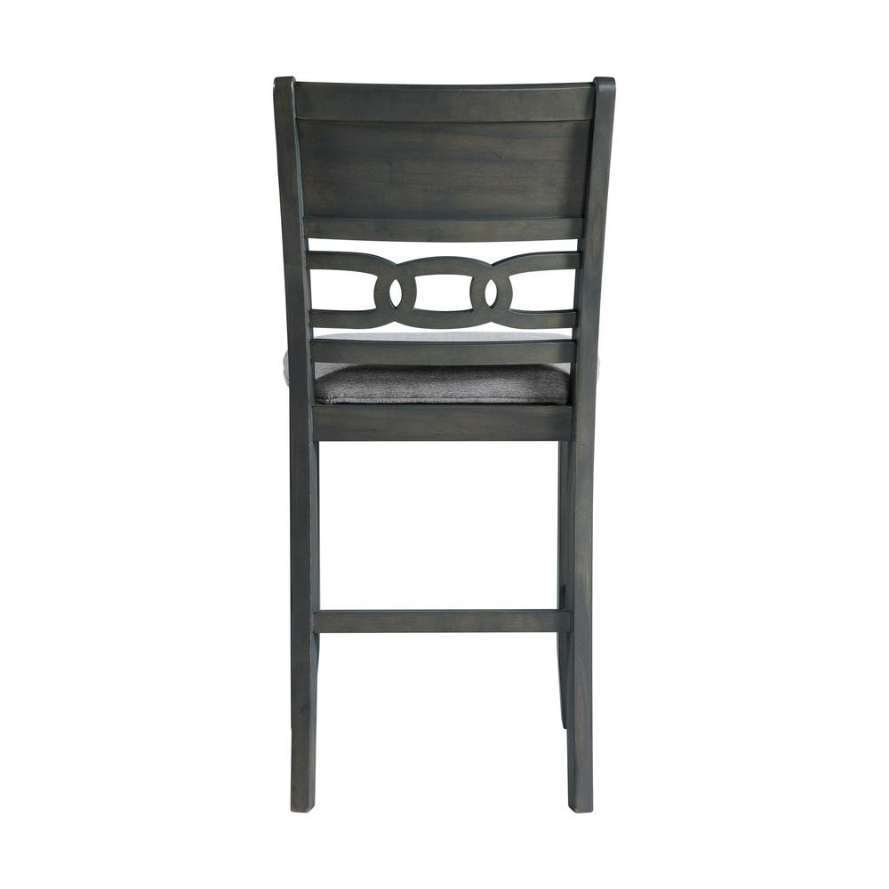 Taylor Counter Height Side Chair Set in Gray. Picture 7