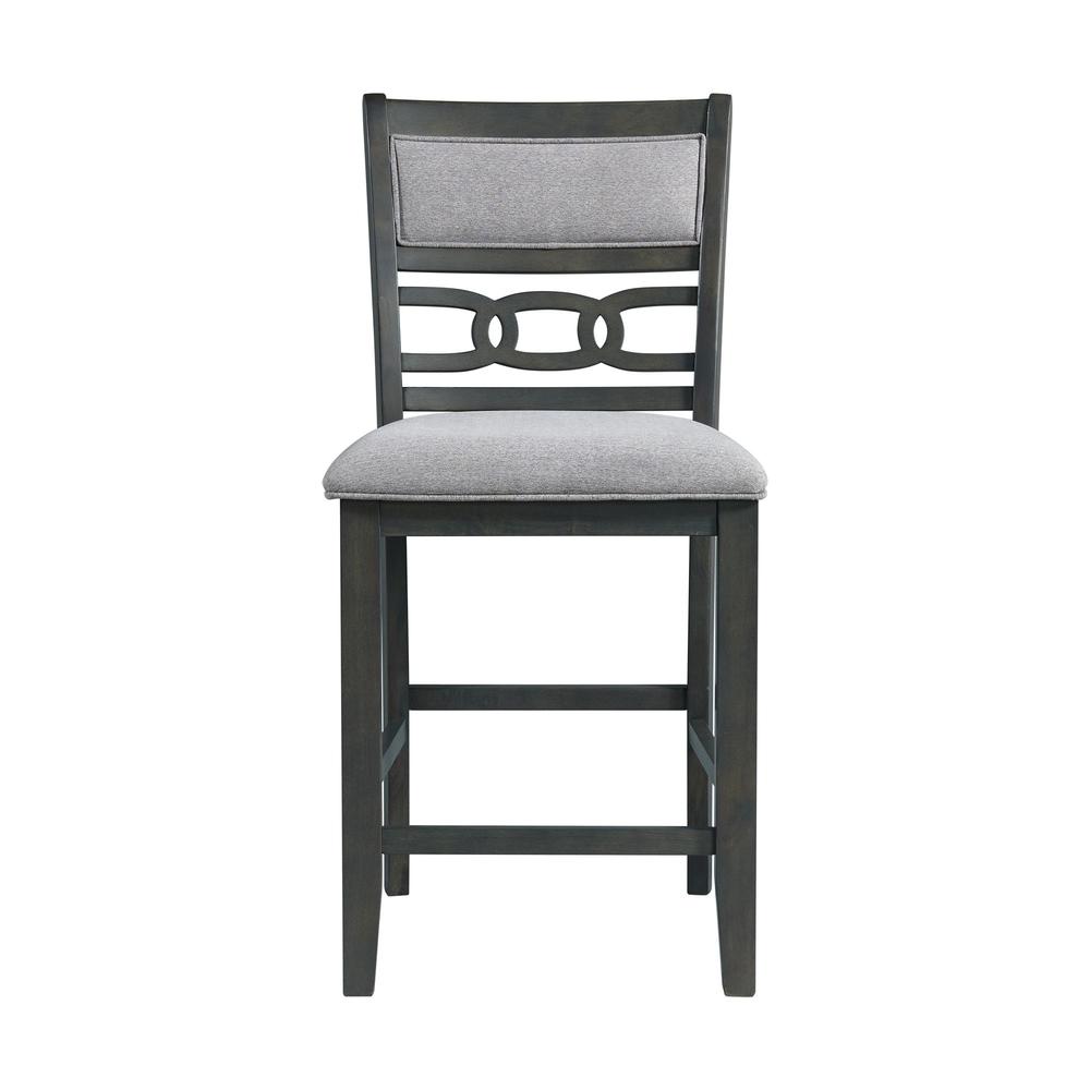 Taylor Counter Height Side Chair Set in Gray. Picture 5