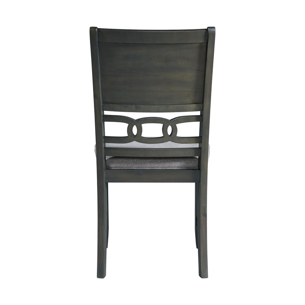 Taylor Standard Height Side Chair Set in Gray. Picture 7