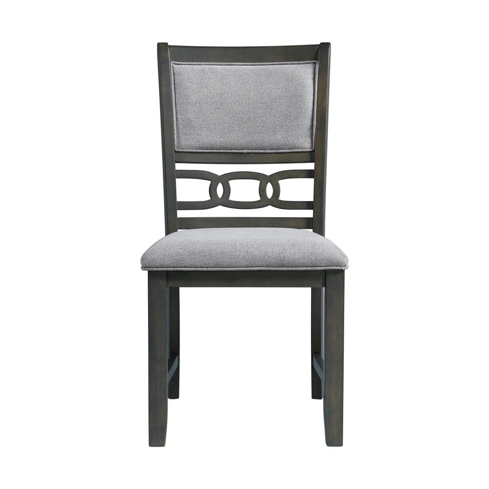 Taylor Standard Height Side Chair Set in Gray. Picture 5
