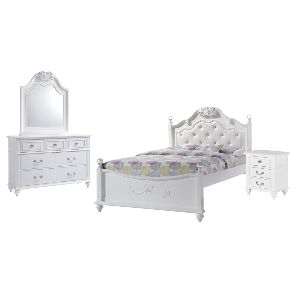 Annie Full Platform 4PC Bedroom Set. Picture 13