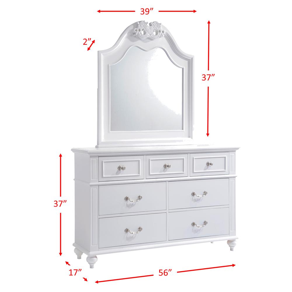 Annie Full Platform 5PC Bedroom Set w/ Storage Trundle. Picture 22