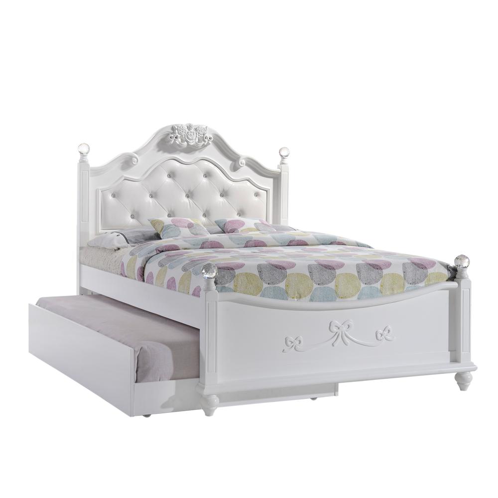 Annie Full Platform 5PC Bedroom Set w/ Storage Trundle. Picture 26