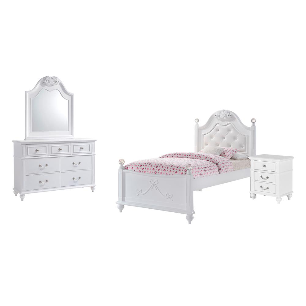 Annie Twin Platform 4PC Bedroom Set. Picture 15