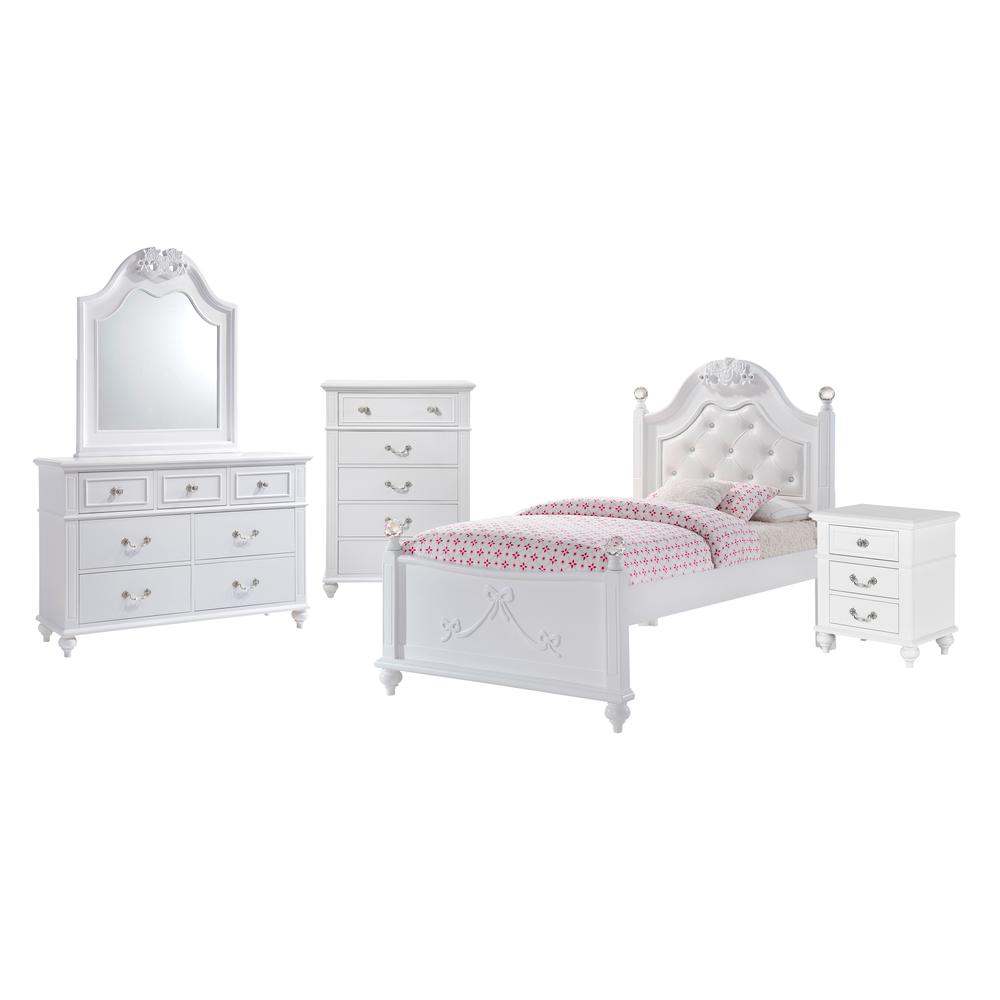 Annie Twin Platform 5PC Bedroom Set. Picture 18