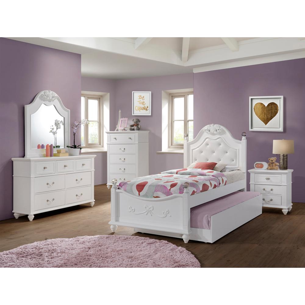 Annie Twin Platform 5PC Bedroom Set. Picture 22