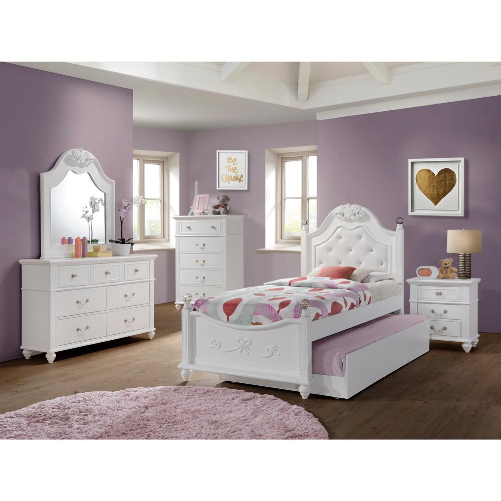 Annie Twin Platform 3PC Bedroom Set w/ Storage Trundle. Picture 18