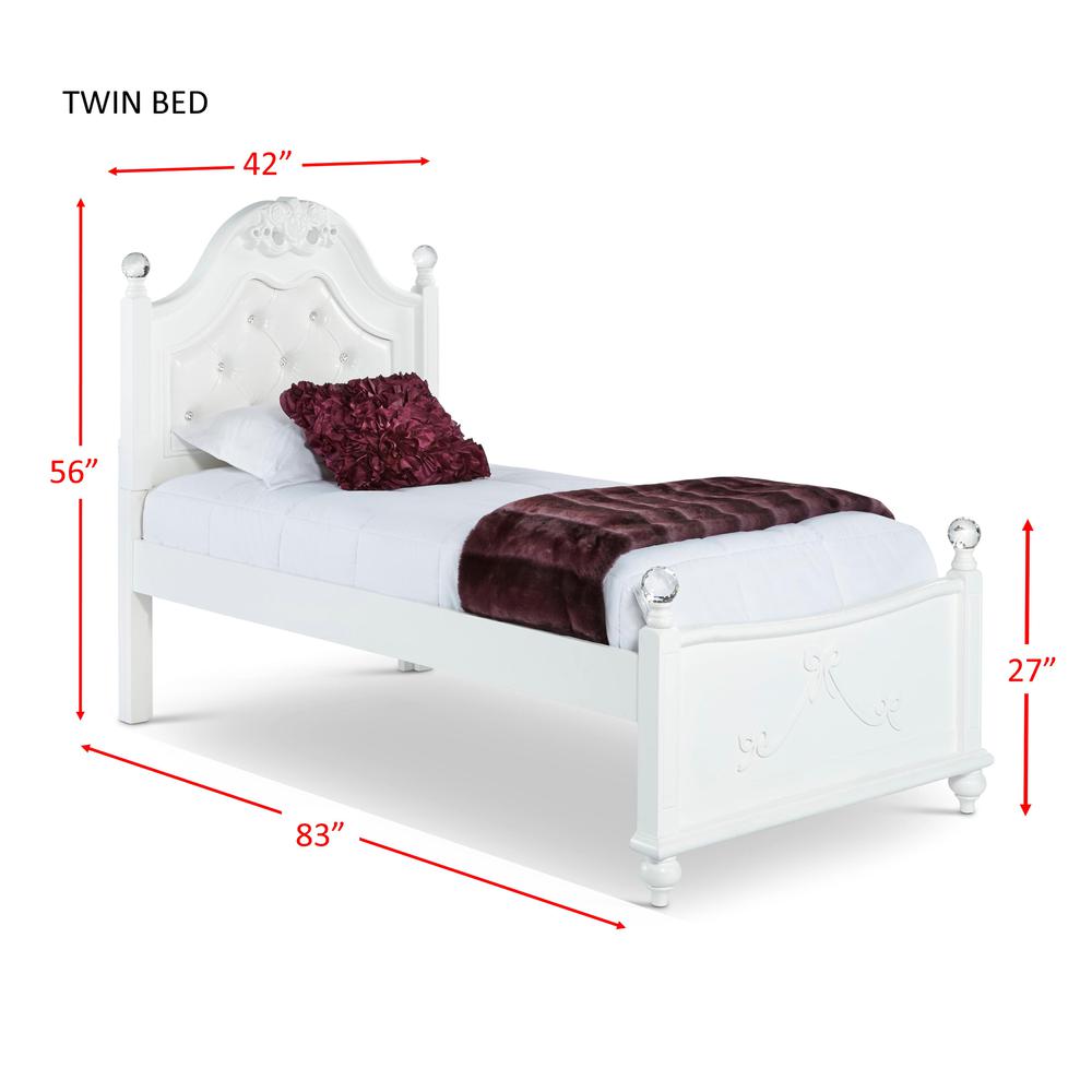 Annie Twin Platform 3PC Bedroom Set w/ Storage Trundle. Picture 19