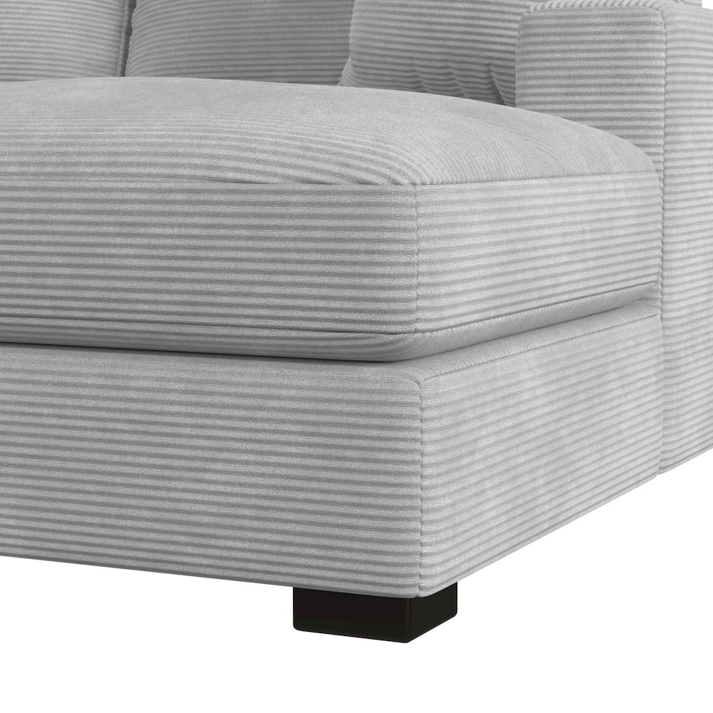 Mesa Modular 3PC Sectional Set with RHF Chaise in Steno Stone. Picture 7