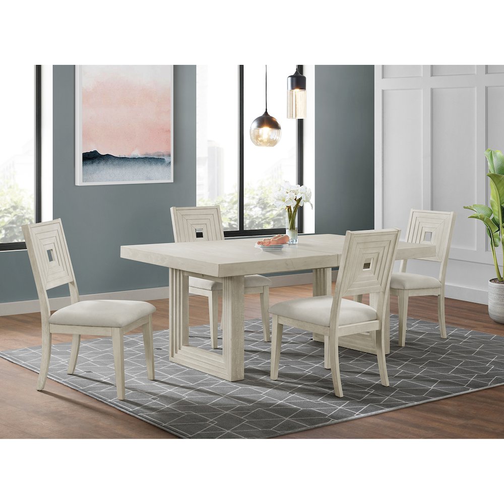 Rhiannon Dining Side Chair in Antique White (2 Per Carton). Picture 3