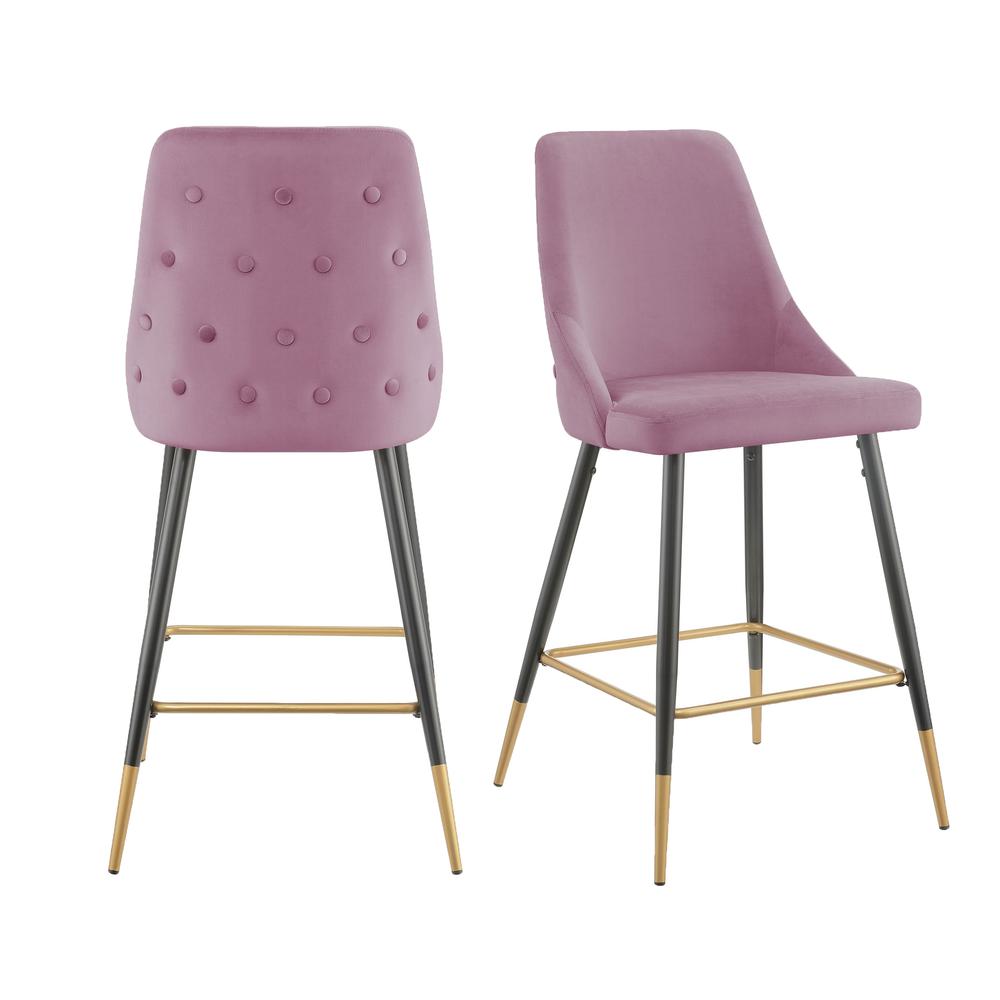 Picket House Furnishings Zia Bar Stool in Blush. Picture 2