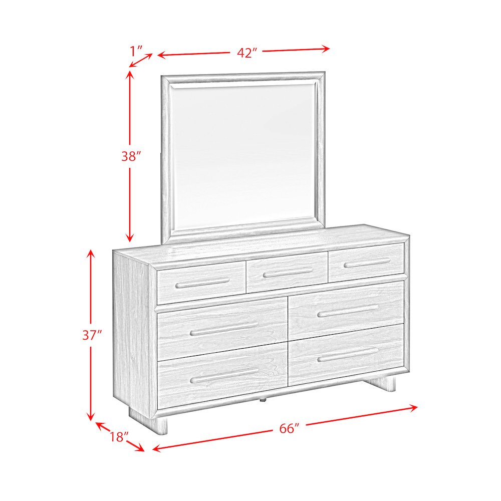 Perth Queen UPH 5PC Bedroom Set with Boucle Beige and LED in Brown. Picture 18