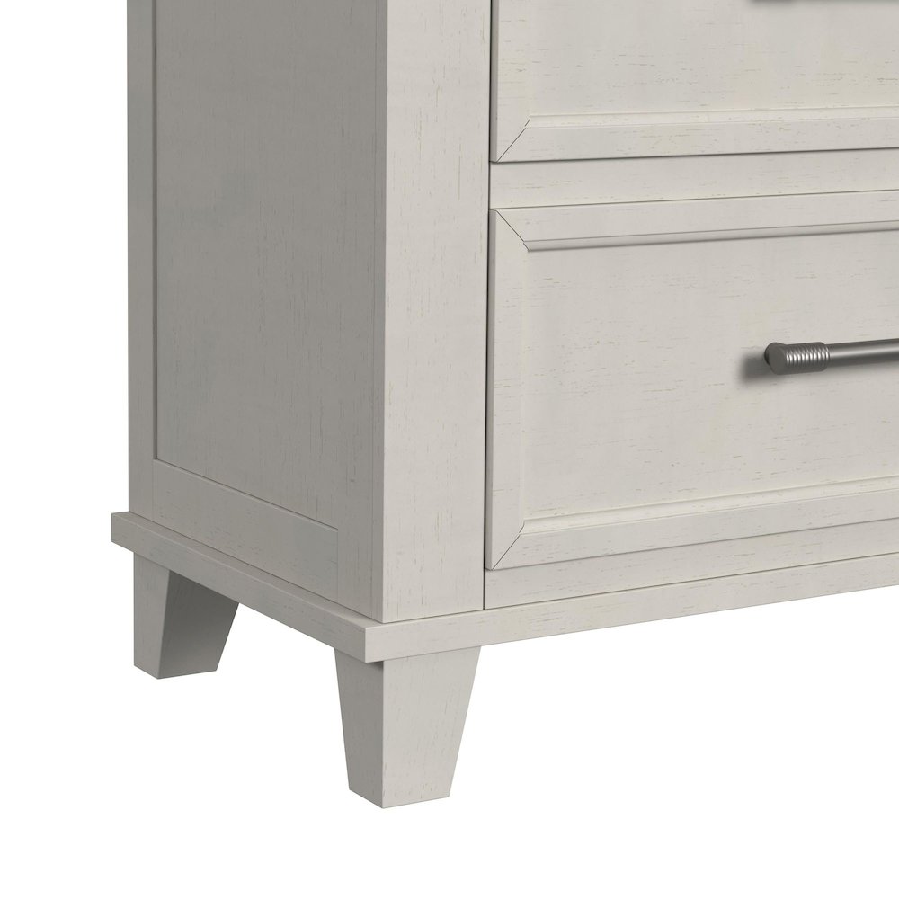 Canterbury Twin Panel 3PC Bedroom Set in Ivory. Picture 9